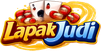 Logo lapakjudi neon ungu